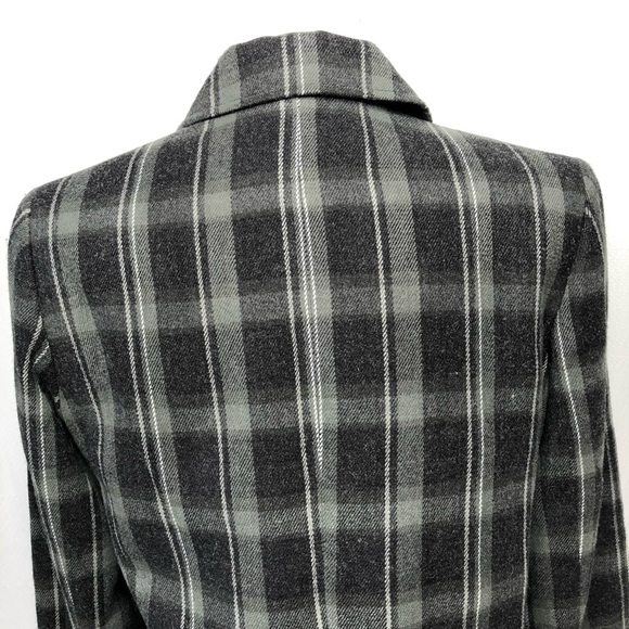 Jones Wear Studio Gray Plaid Jacket/Blazer - Picture 5 of 8